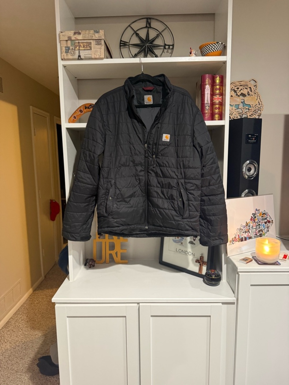 Carhartt Black Quilted Puffer Jacket